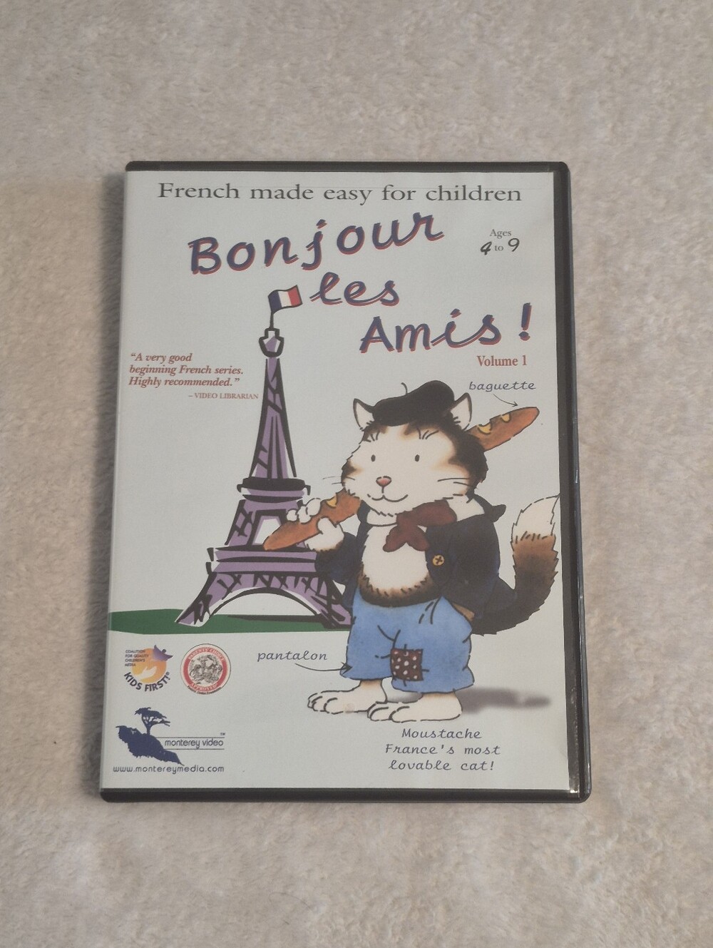 Bonjour Les Amis! French Learning DVD Volume 1